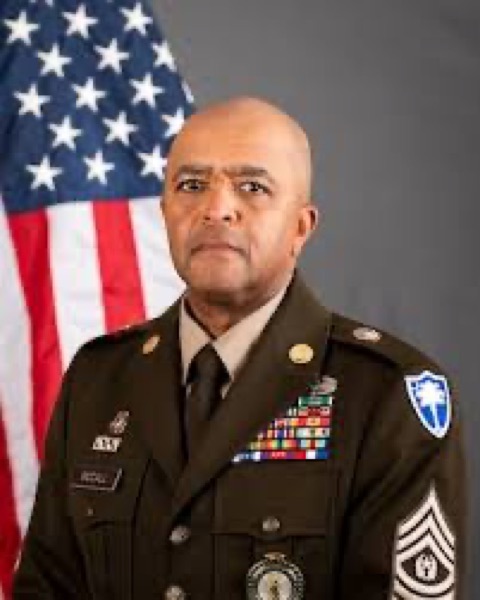 Official portrait, State Command Sergeant Major